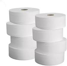 Papel Higiênico Rolão 100% Celulose Euro Paper | Fardo 8 Rolos x 250m | Alta Absorção e Maciez