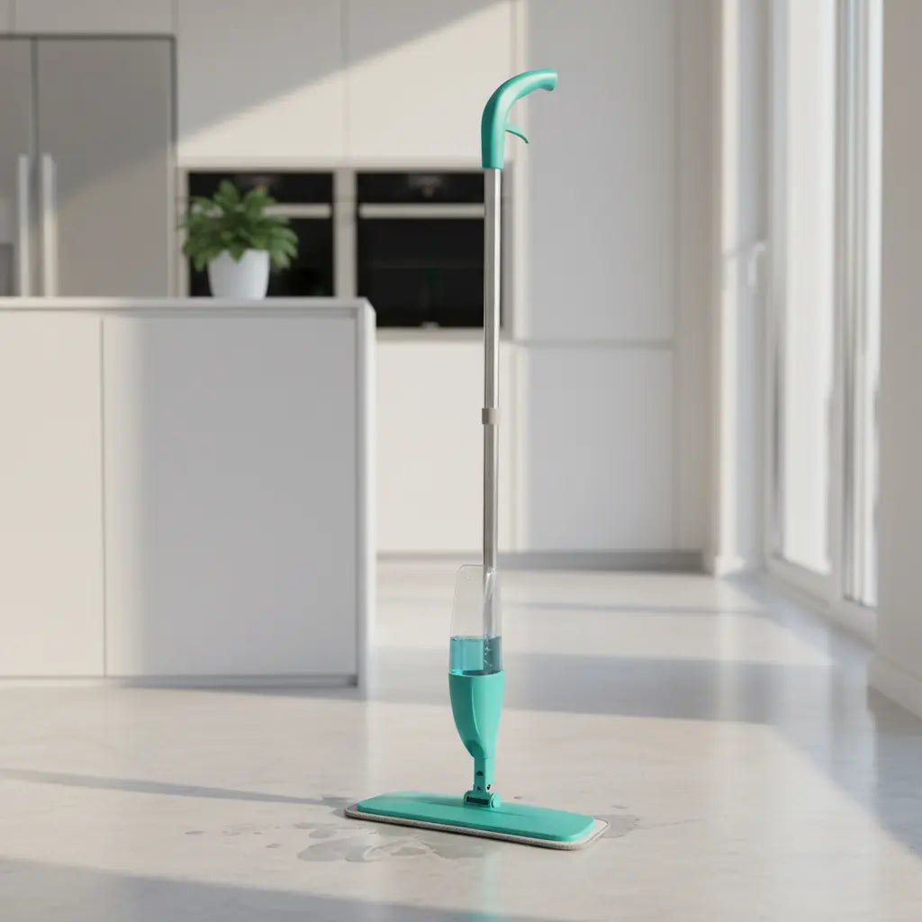 Mop Spray Giratório 365ml Limber | Limpeza Rápida Sem Balde | Acompanha Refil Microfibra 40cm