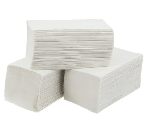 Toalha de Papel Interfolhada White Paper Premium | Folha Dupla | 100% Celulose | 20cm x 22cm | 1.000 Folhas