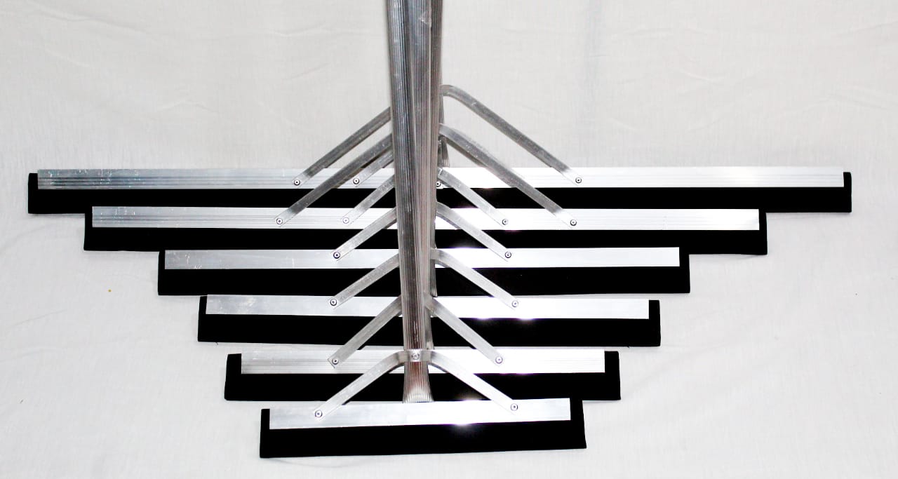 Rodo de Alumínio | 40 a 100cm | Estrutura Resistente para Limpeza Profissional