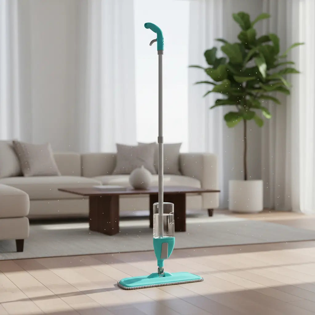 Mop Spray Giratório 365ml Limber | Limpeza Rápida Sem Balde | Acompanha Refil Microfibra 40cm